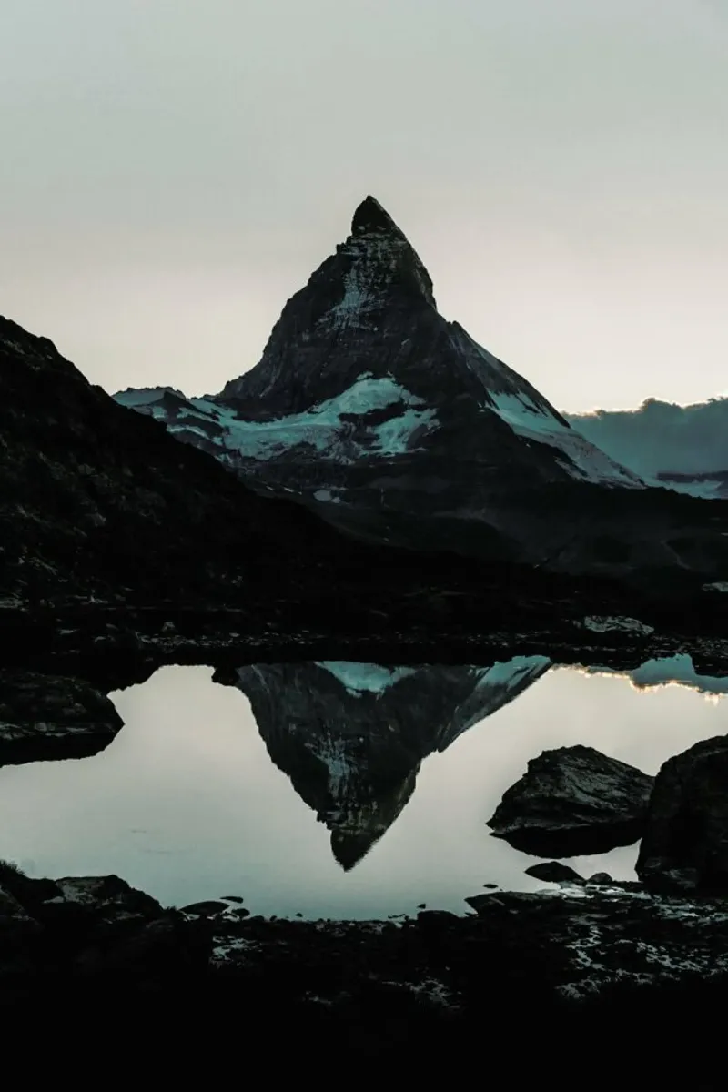 Zermatt poster con telaio in alluminio da EyeEm Mobile GmbH
