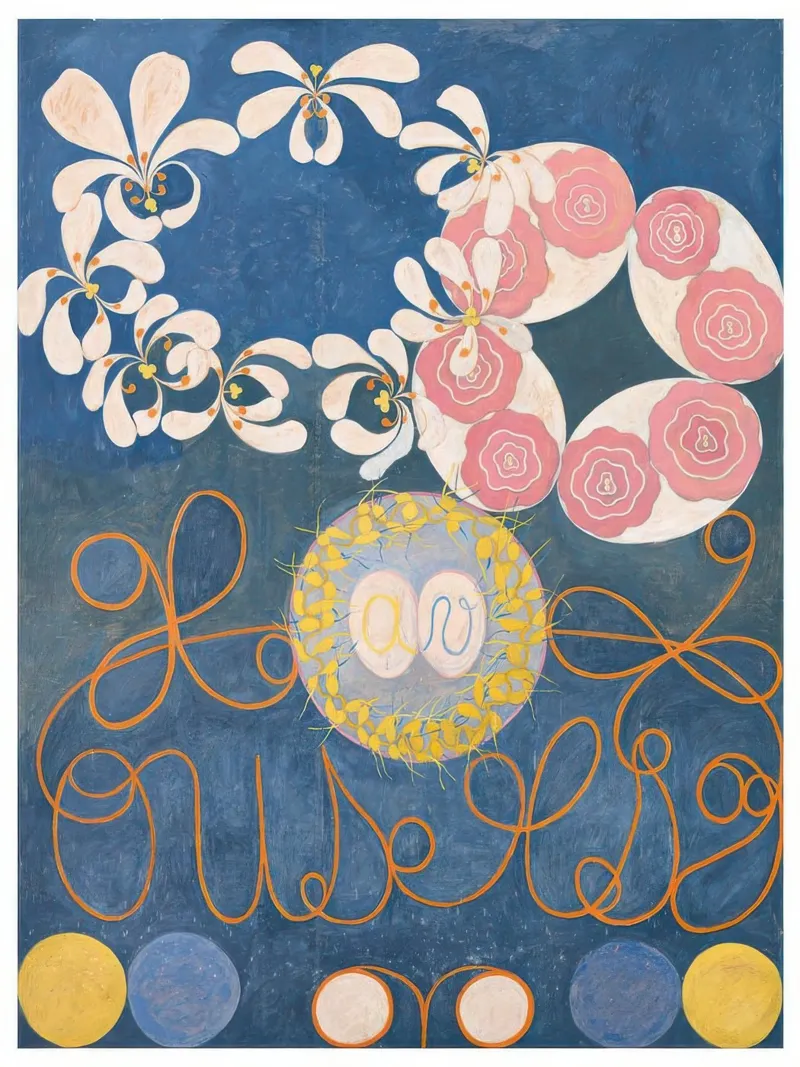 Mandala HILMA AF KLINT pellicola backlit da Hilma HIll