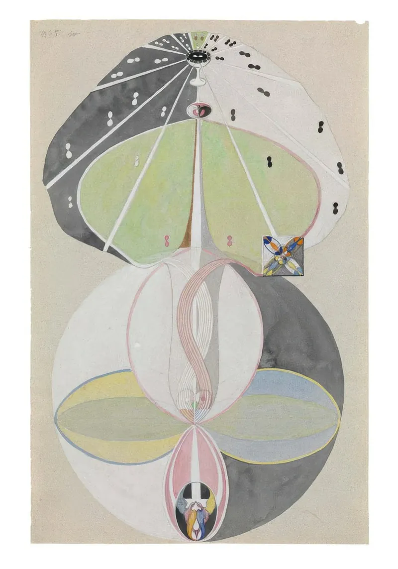 Transizioni di colore HILMA AF KLINT pellicola backlit da Hilma HIll