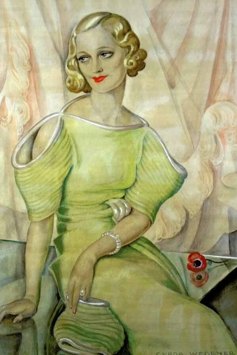 Gerda Wegener - Eva Heramb carta hahnemühle da Vintage by JUNIQE