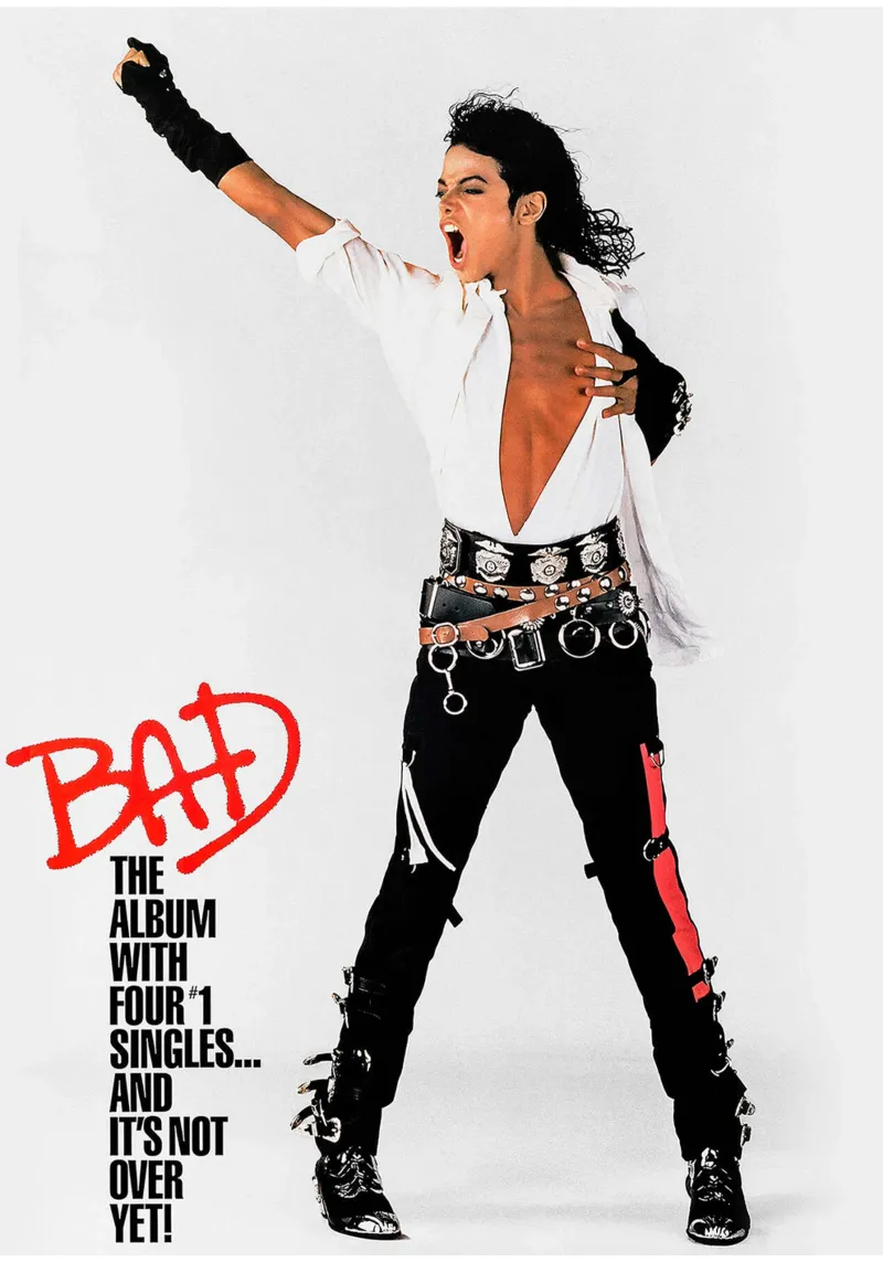 Michael Jackson poster con telaio in legno da xerintinghorp