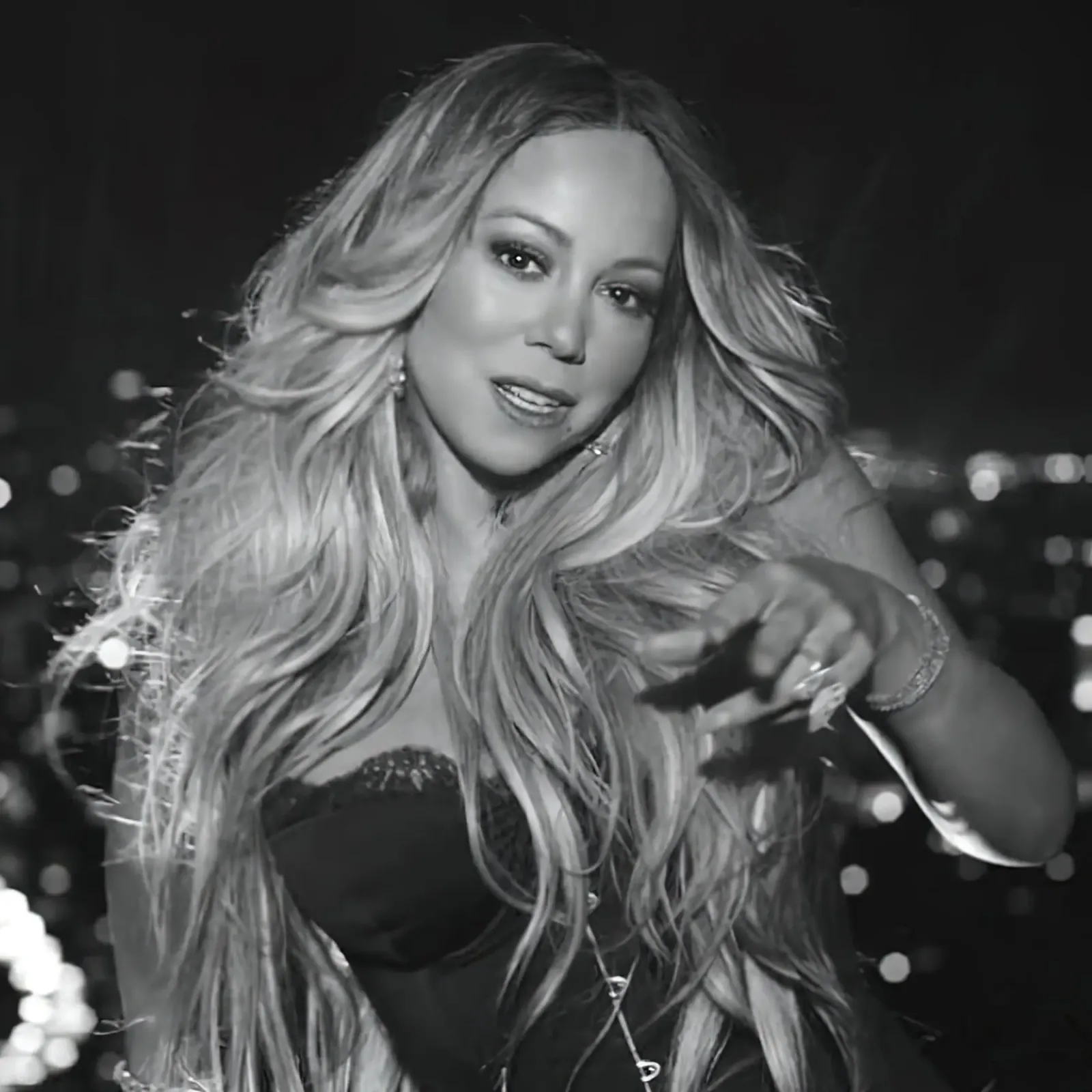 Mariah Carey ha un piatto tela con Cornice a cassetta da Greatest Figure