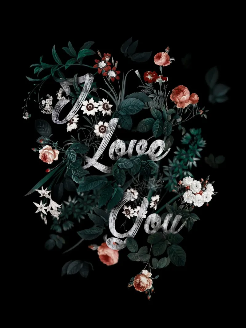 I LOVE YOU acrylic glass by burcukorkmazyurek