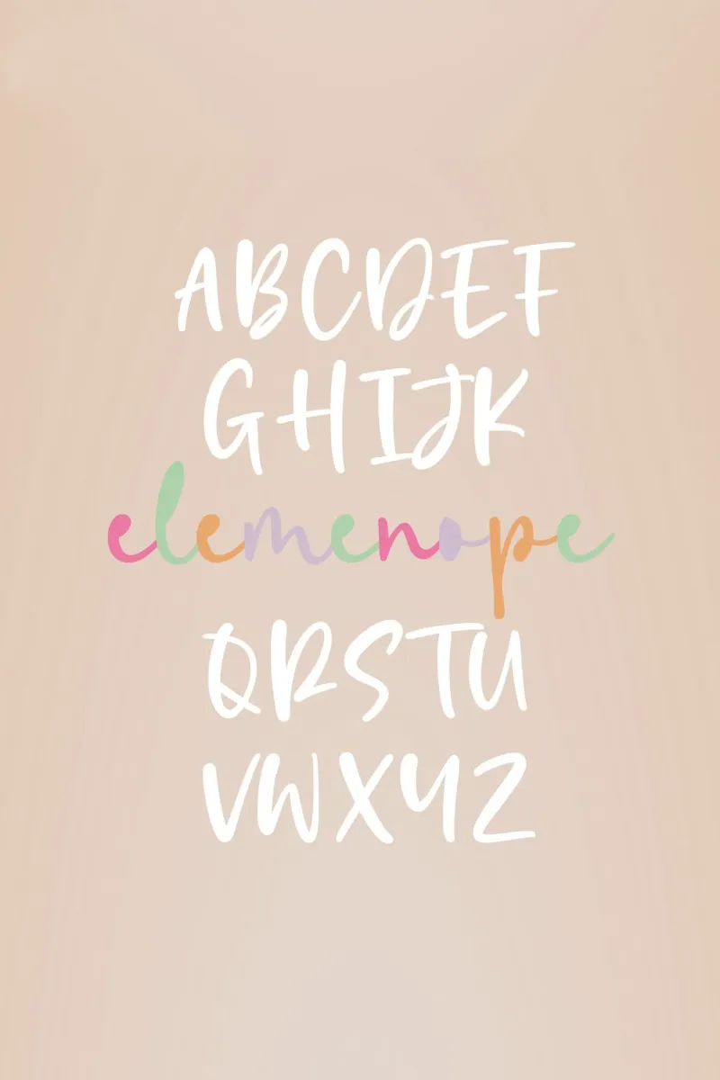 abc - elemenope poster with plastic frame by maramirage