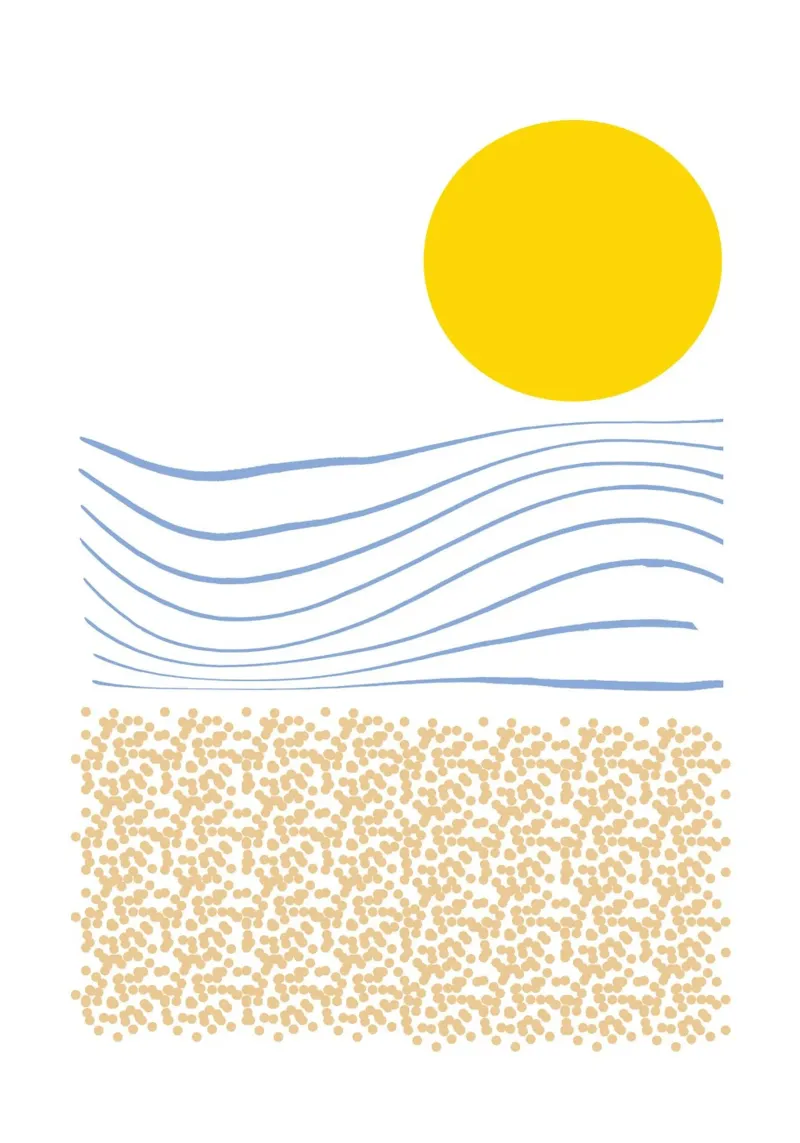 Tag am Meer carta hahnemühle da maramirage