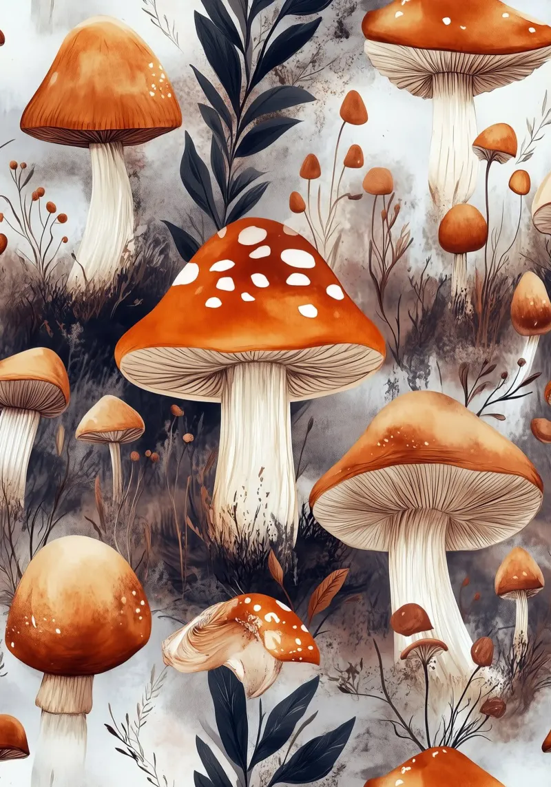 Funghi pellicola backlit da Lionmixart