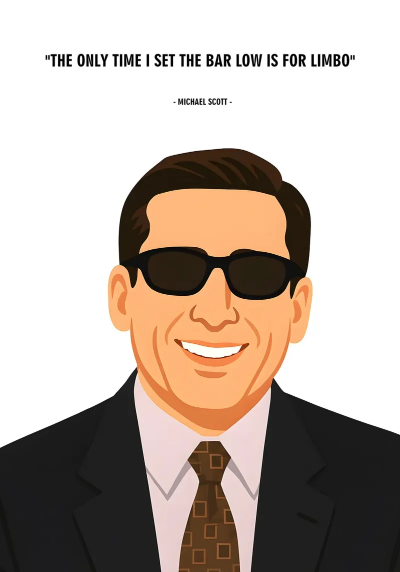 Michael Scott quotes pellicola backlit da MoviesArt