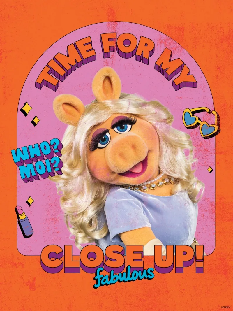 Miss Piggy fabulous poster da The Muppets