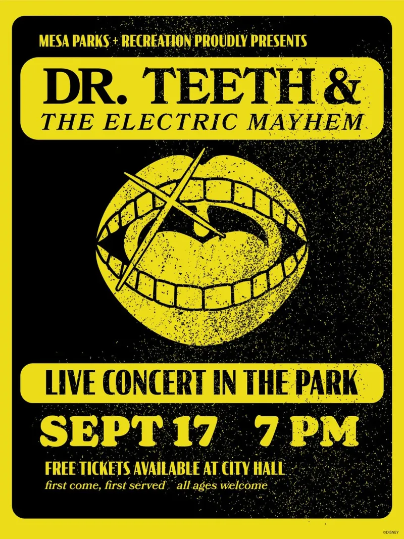 Dr. Teeth & The Electric Mayhem poster con telaio in legno da The Muppets
