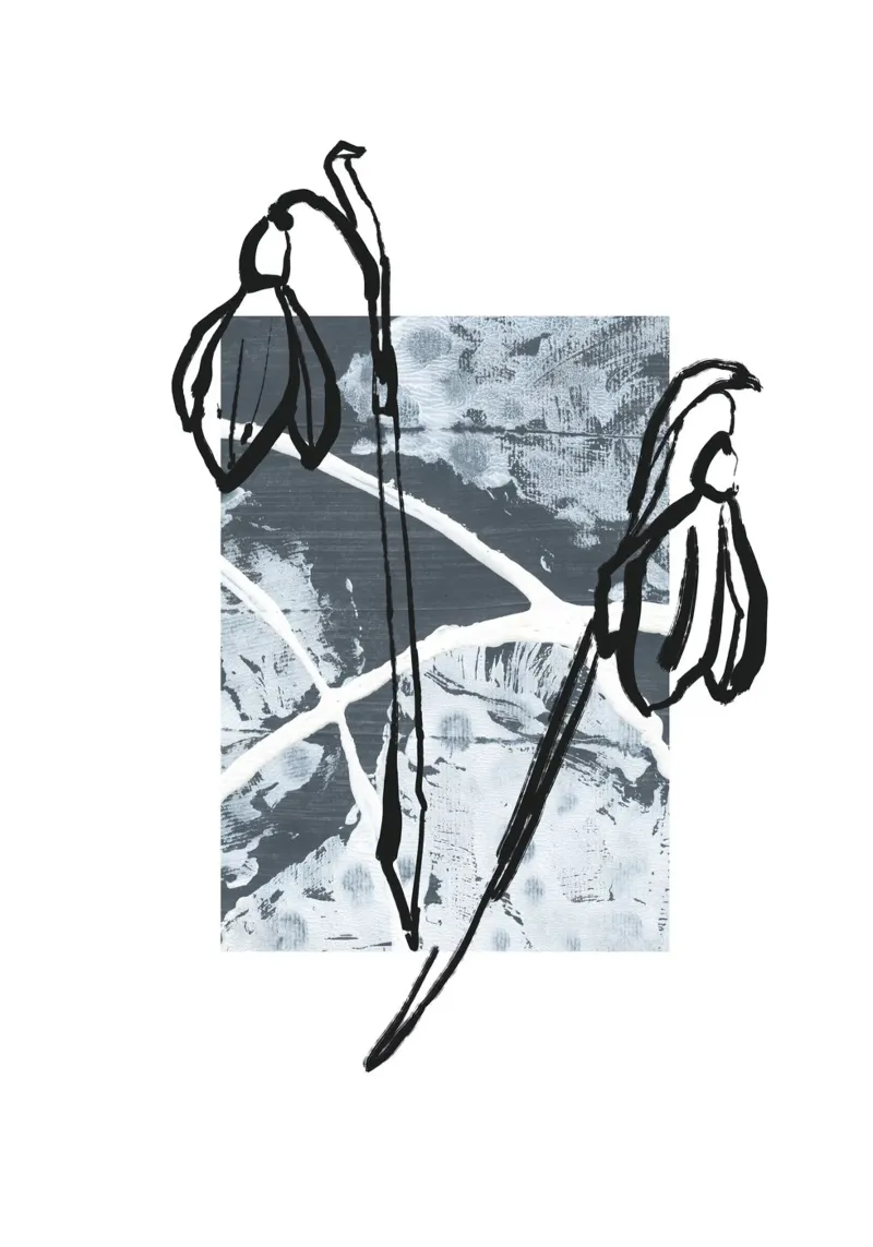 Abstract Botanics No 01 alluminio dibond da treechild