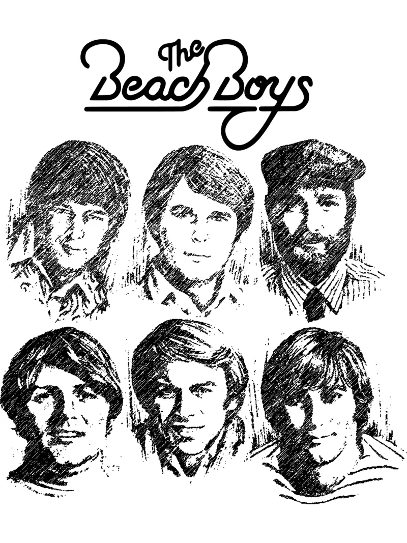 The Beach Boys backlit film by lovelouie