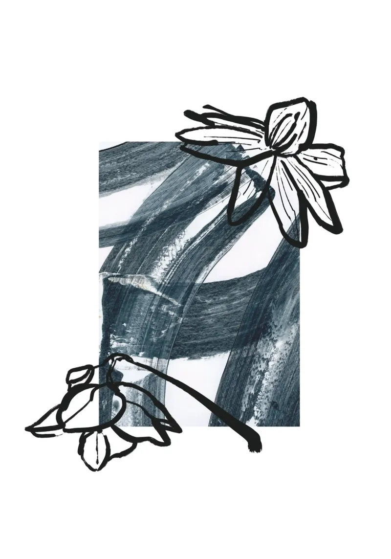 Abstract Botanics No 03 plexiglass da treechild