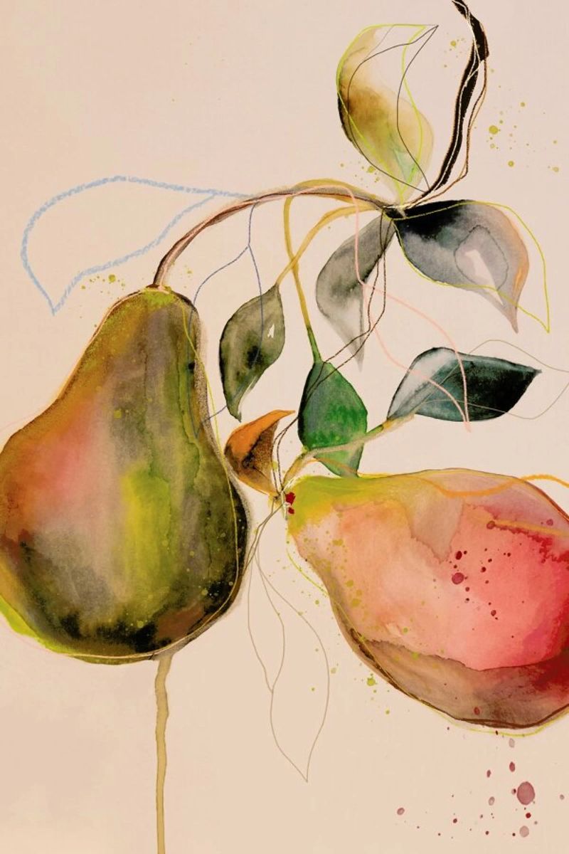 Pear 01 Poster von Leigh Viner