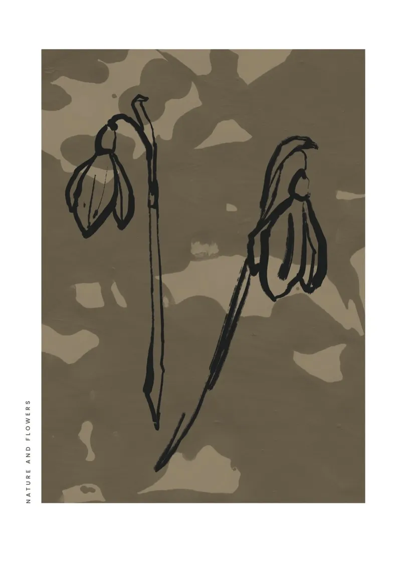 Abstract Botanic No 09 poster da treechild
