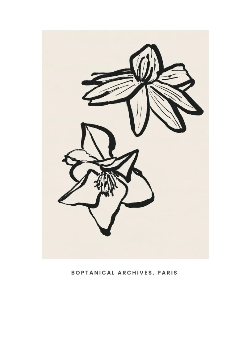 Abstract Botanic No 11 tela da treechild