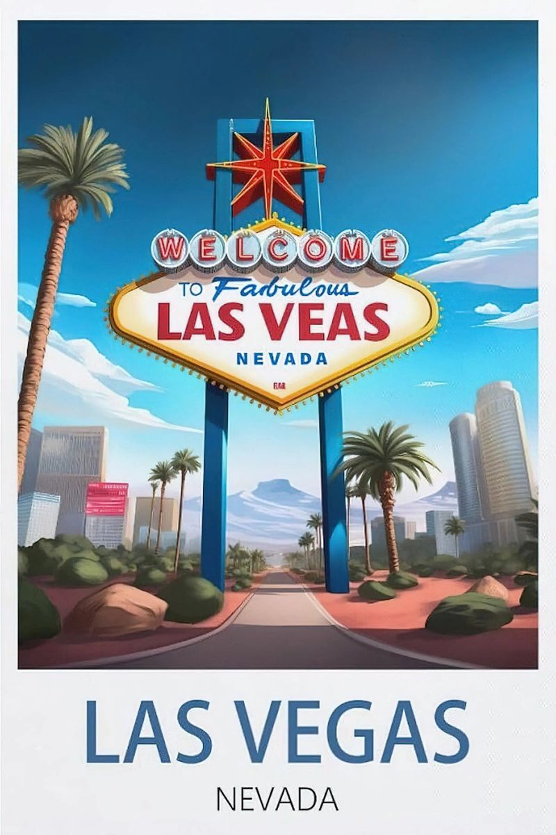LuaNi Las Vegas Nevada poster by cooper shop