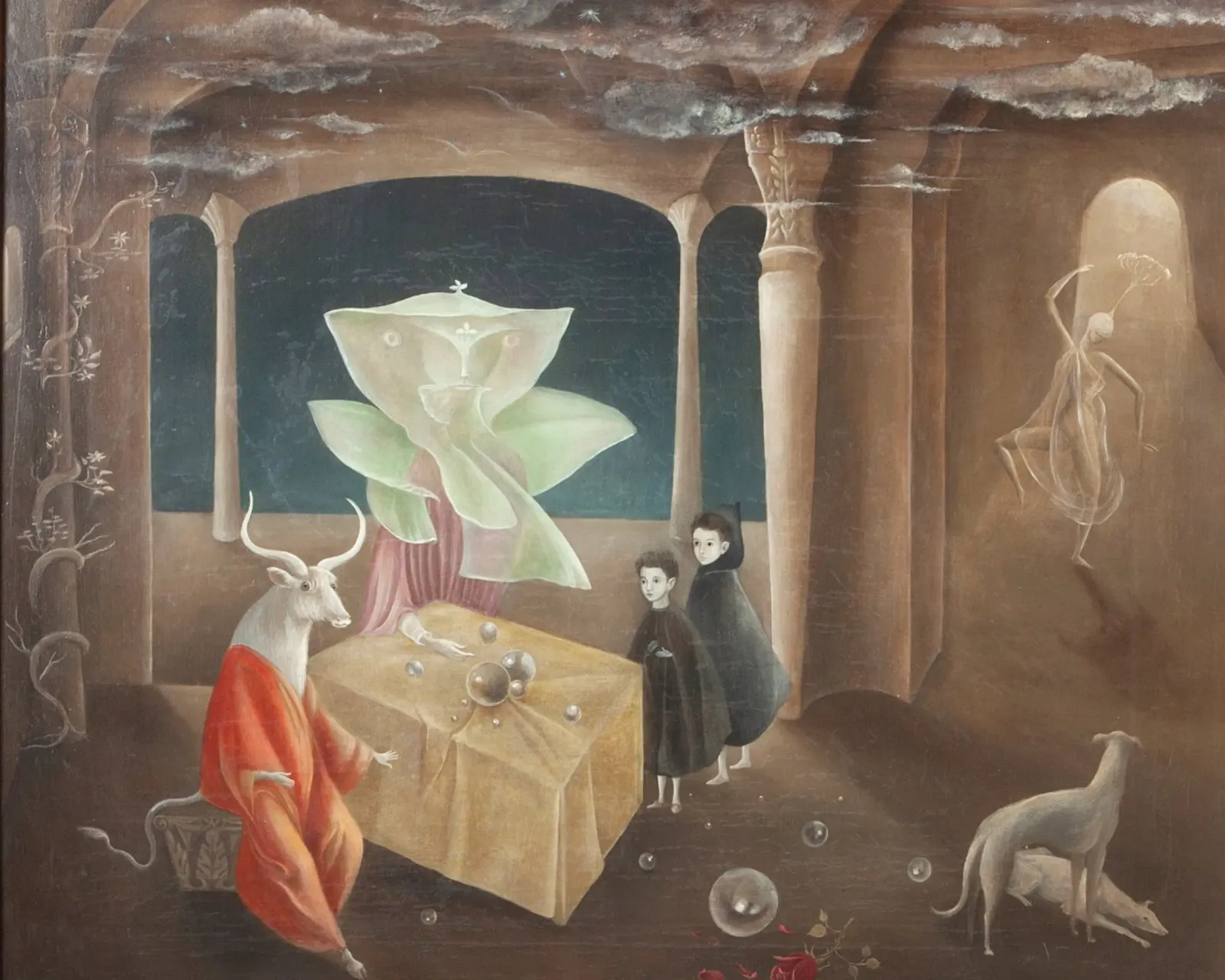 Leonora Carrington E poi vedemmo la figlia del Minotauro pellicola backlit da Kunze Gallery