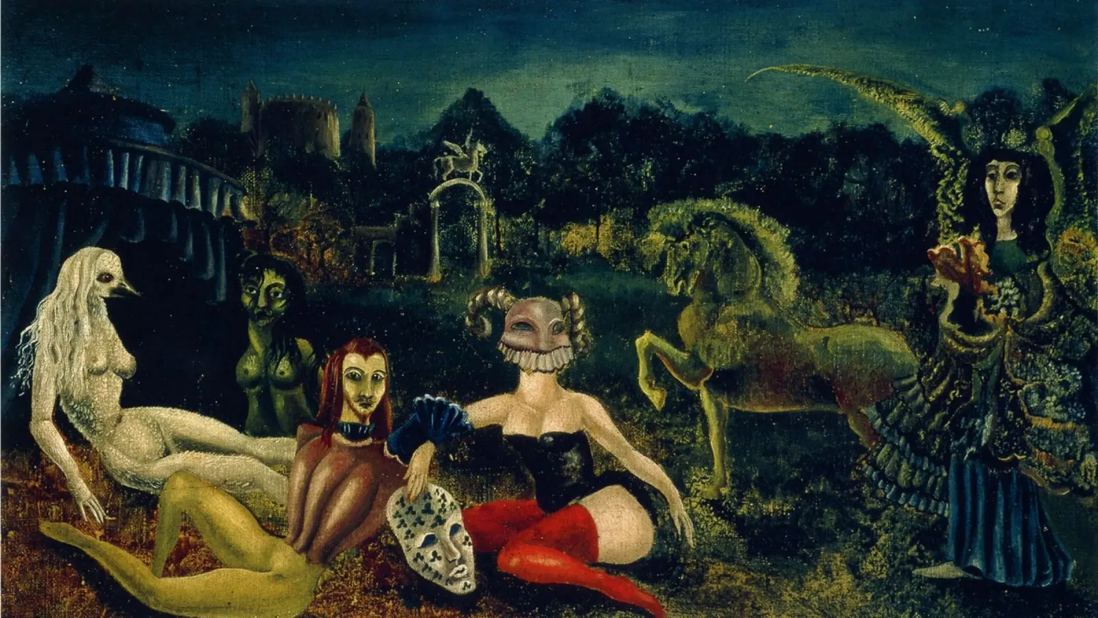 Leonora Carrington Down Below pellicola backlit da Kunze Gallery