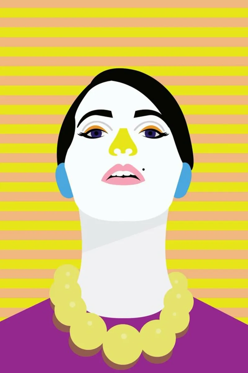 Mia poster con telaio in plastica da Dignity