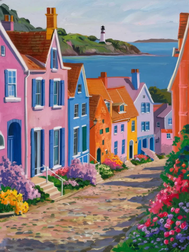 Quaint Harbor Vista pellicola backlit da Paez Harmony