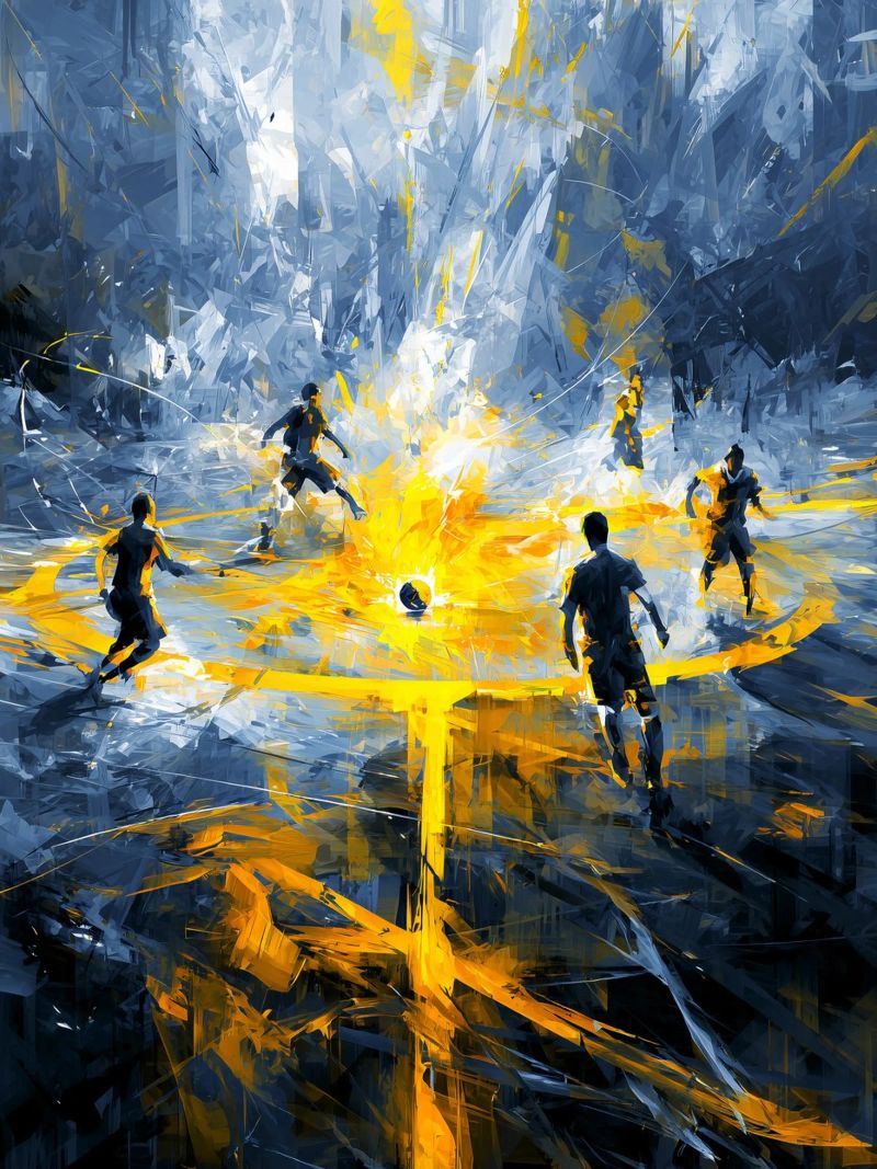 Football Modern poster de Mateo