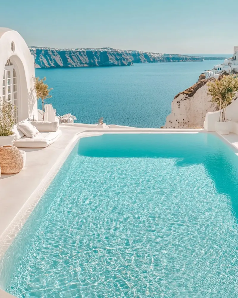 Vibrazioni di Santorini carta hahnemühle da PhotoVibe Decor