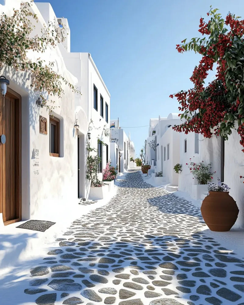 Vibrazioni di Santorini alluminio dibond da PhotoVibe Decor