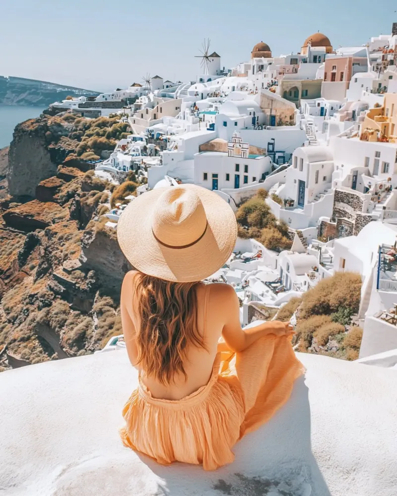 Santorini-Vibes Hahnemühle von PhotoVibe Decor