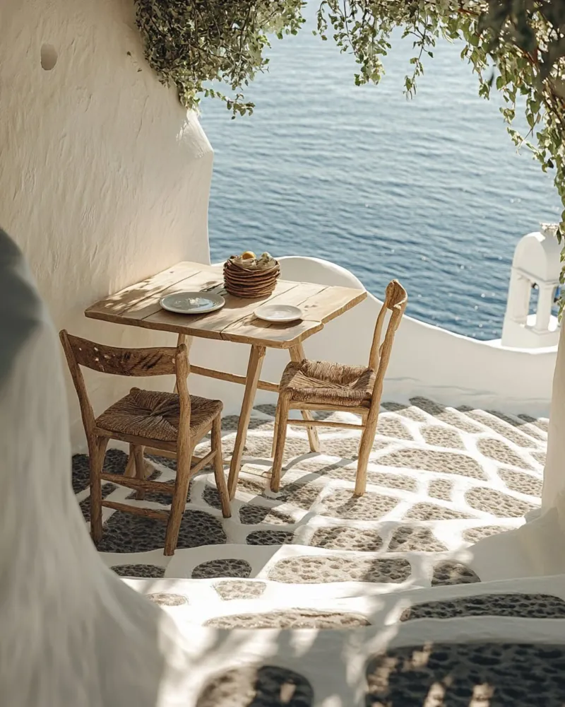 Santorini-Vibes Hahnemühle von PhotoVibe Decor