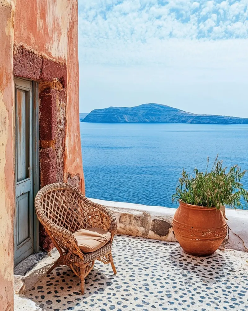 Santorini-Vibes Hahnemühle von PhotoVibe Decor