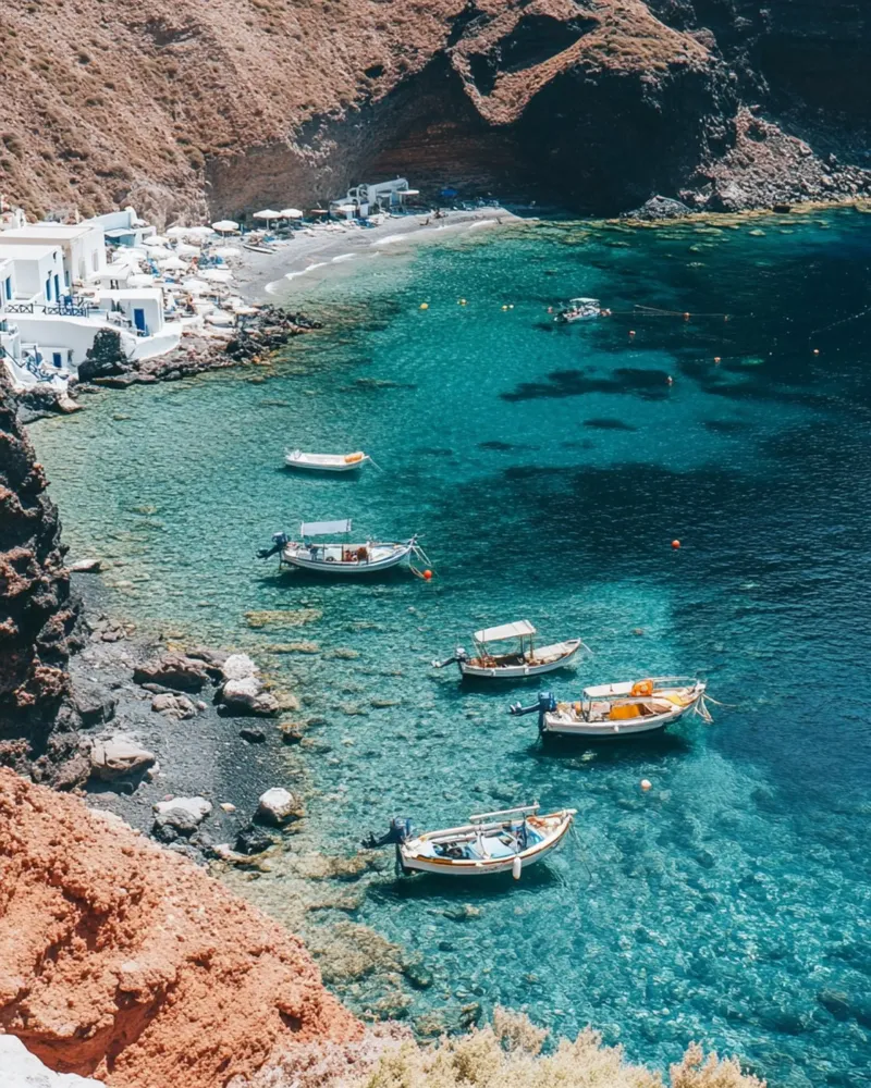 Santorini-Vibes Hahnemühle von PhotoVibe Decor
