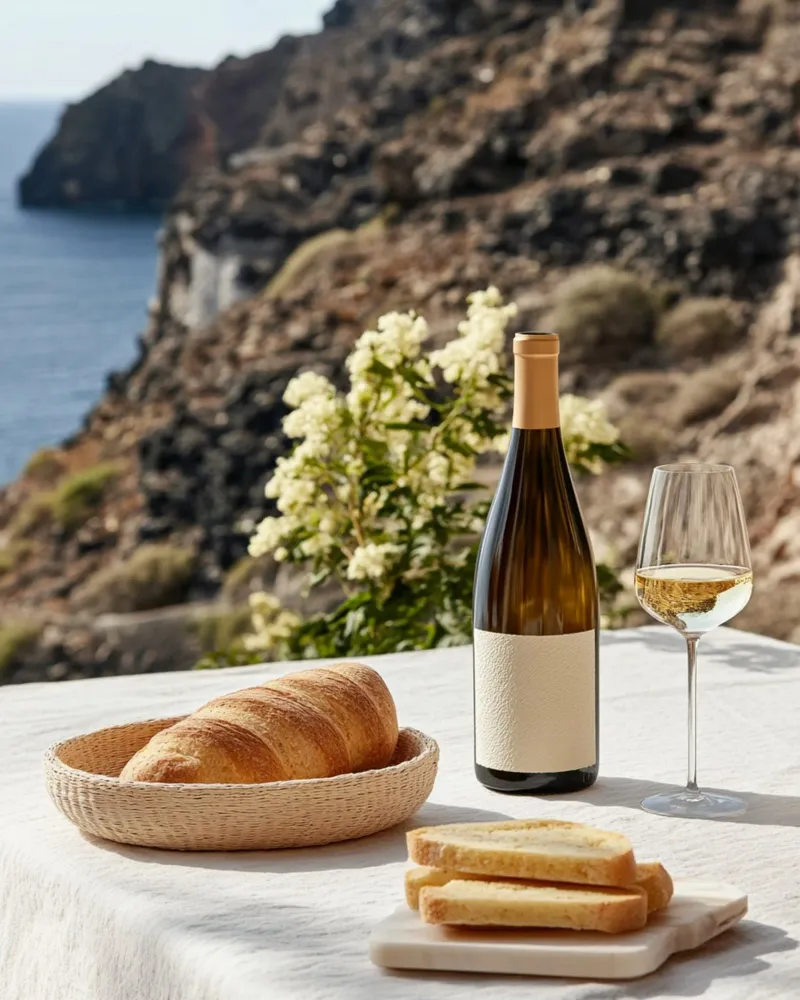 Santorini-Vibes Hahnemühle von PhotoVibe Decor