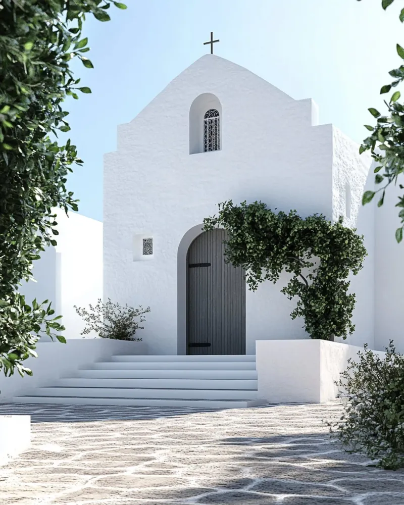 Vibrazioni di Santorini alluminio dibond da PhotoVibe Decor