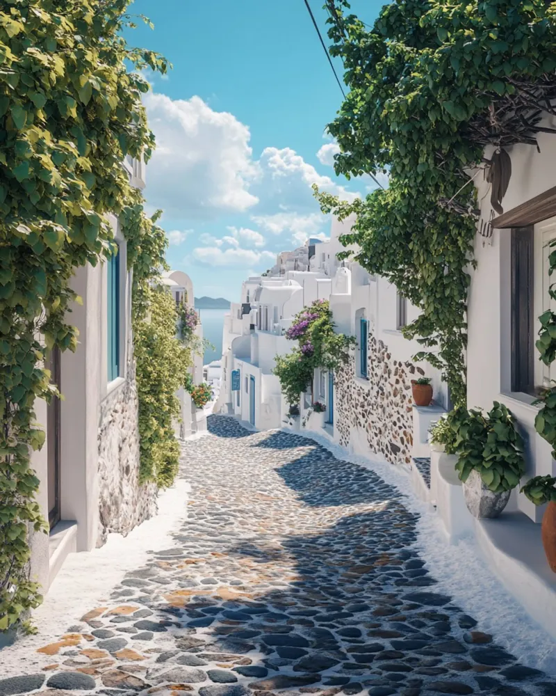Vibrazioni di Santorini plexiglass da PhotoVibe Decor