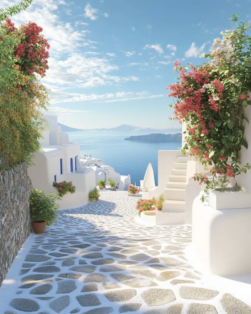 Vibrazioni di Santorini plexiglass da PhotoVibe Decor