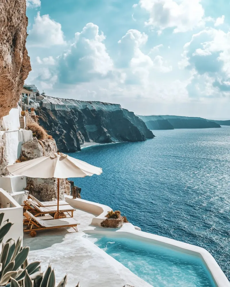 Vibrazioni di Santorini carta hahnemühle da PhotoVibe Decor