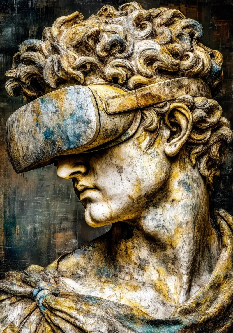 Classicismo Visione David Reloaded poster da Justyna Jaszke JBJart