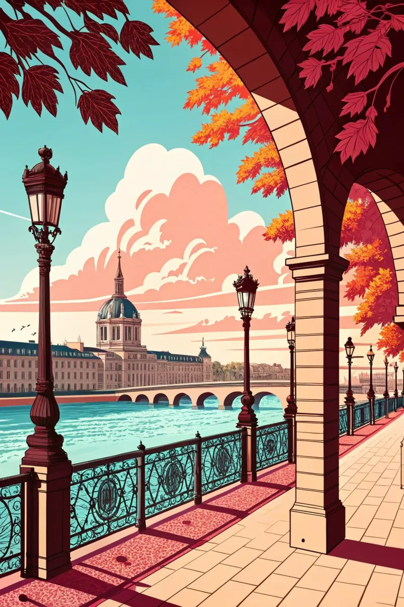 disegno della città di bordeaux per gli amanti dei viaggi poster con telaio in plastica da sichanhan
