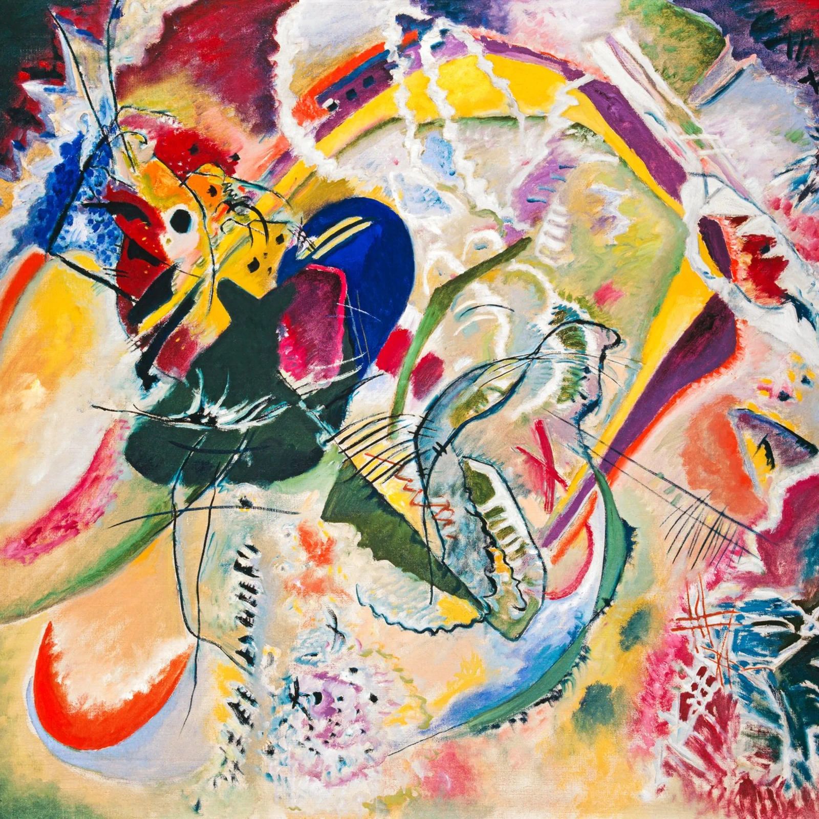 Wassily Kandinsky - Improvisatie 35 (1914) poster van Wirla