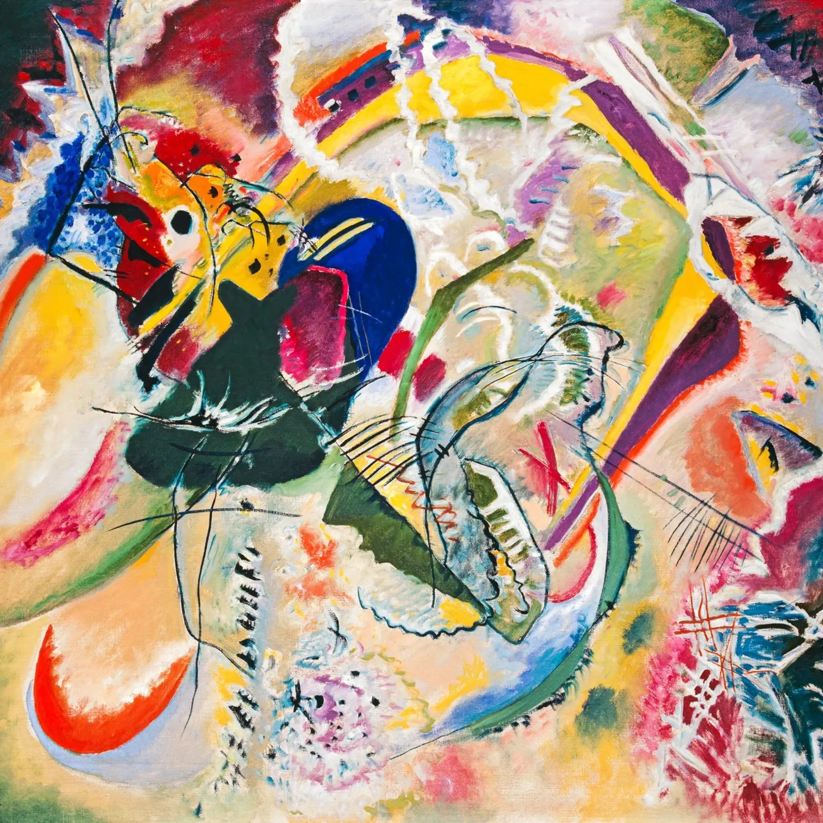 Wassily Kandinsky – Improvisation 35 (1914) poster by Wirla