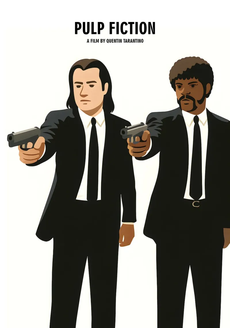 Pulp Fiction pellicola backlit da MoviesArt