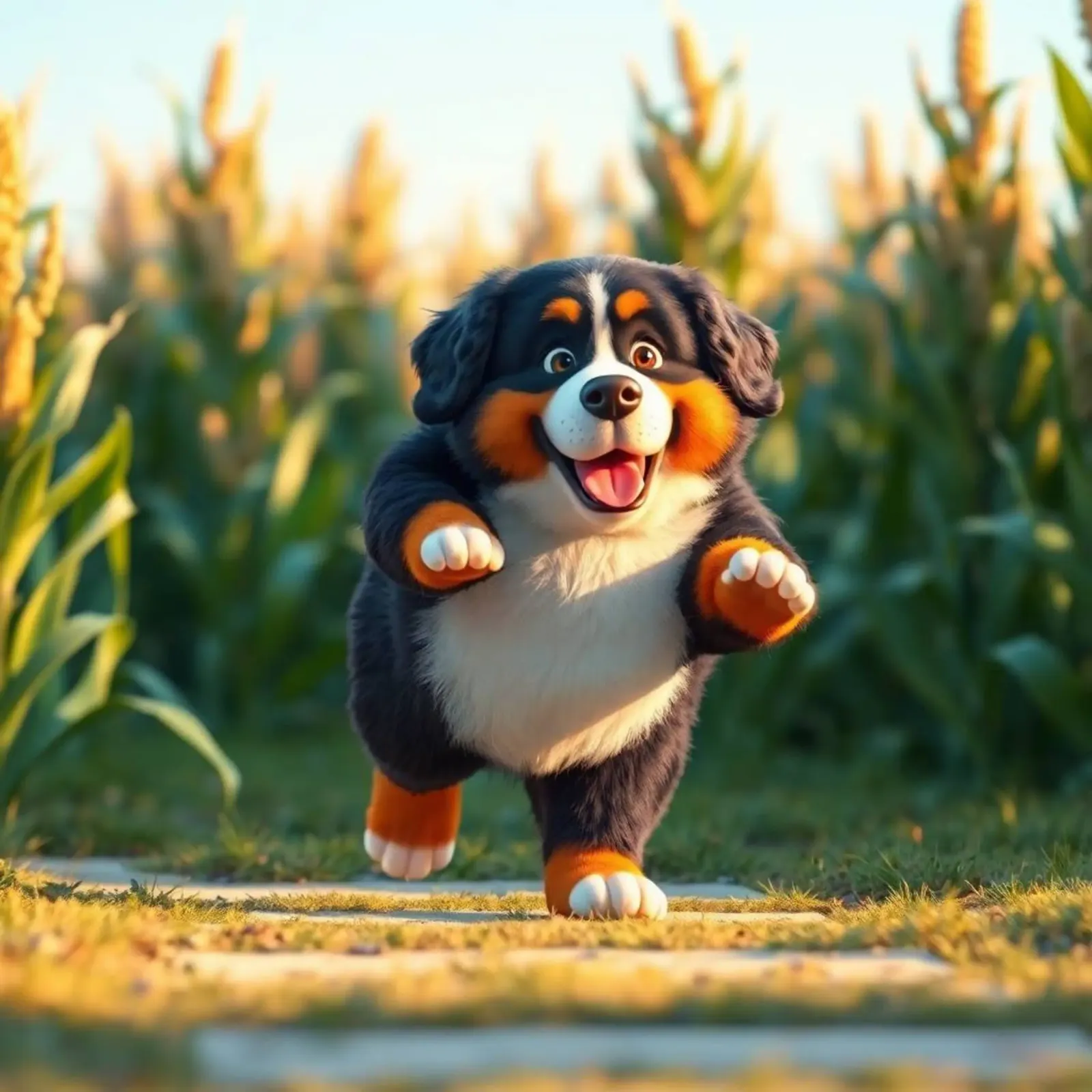 Stile Pixar e ultra-dolce tela con Cornice a cassetta da Yumis.Beargang.and.Me