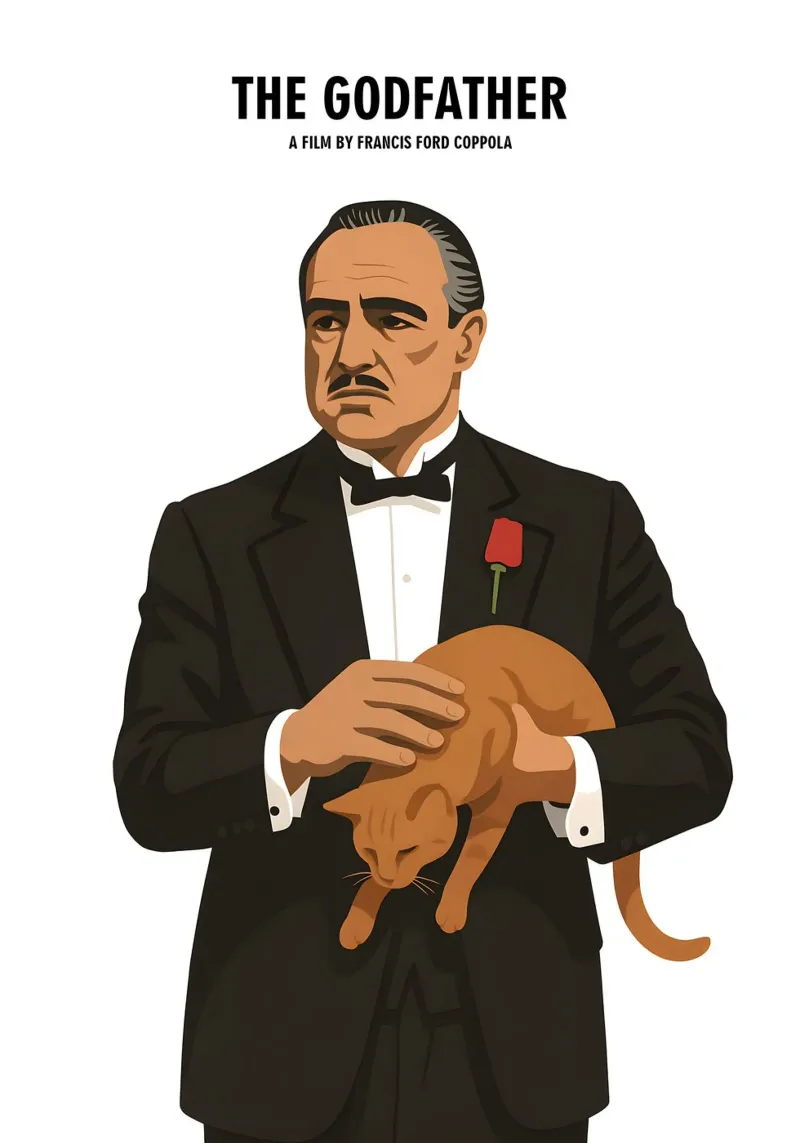 The Godfather pellicola backlit da MoviesArt