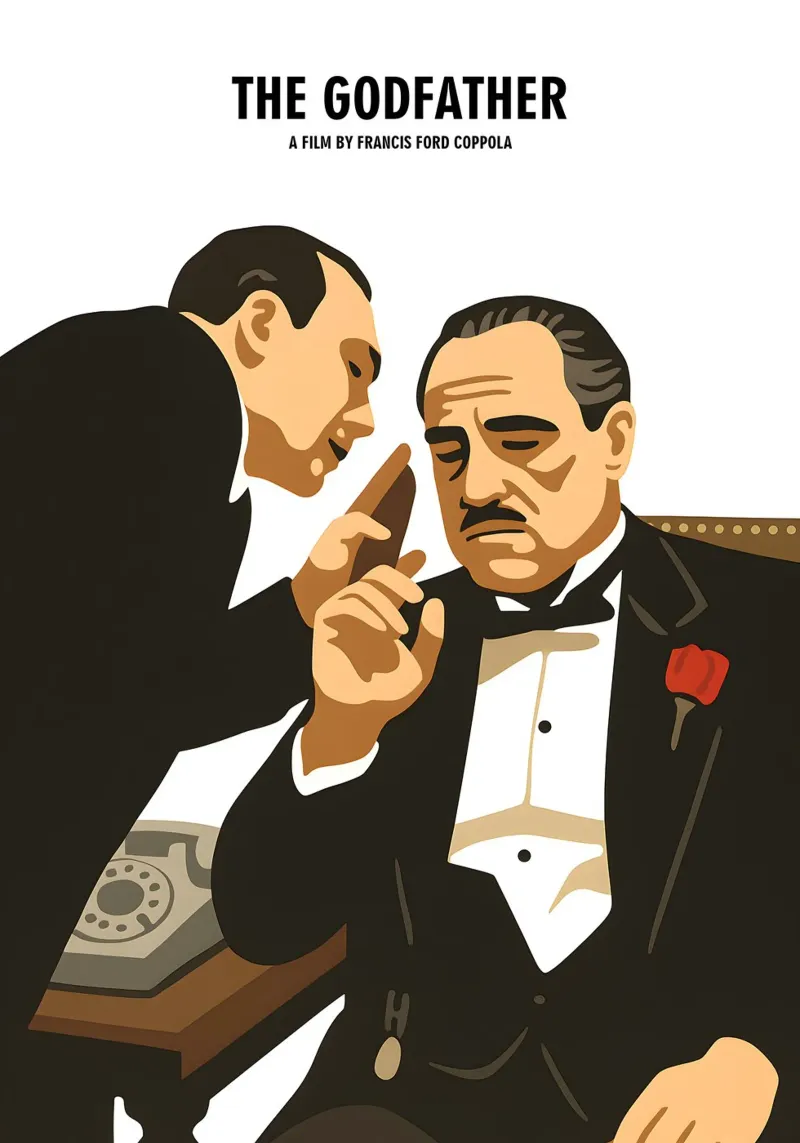 The Godfather Hahnemühle von MoviesArt