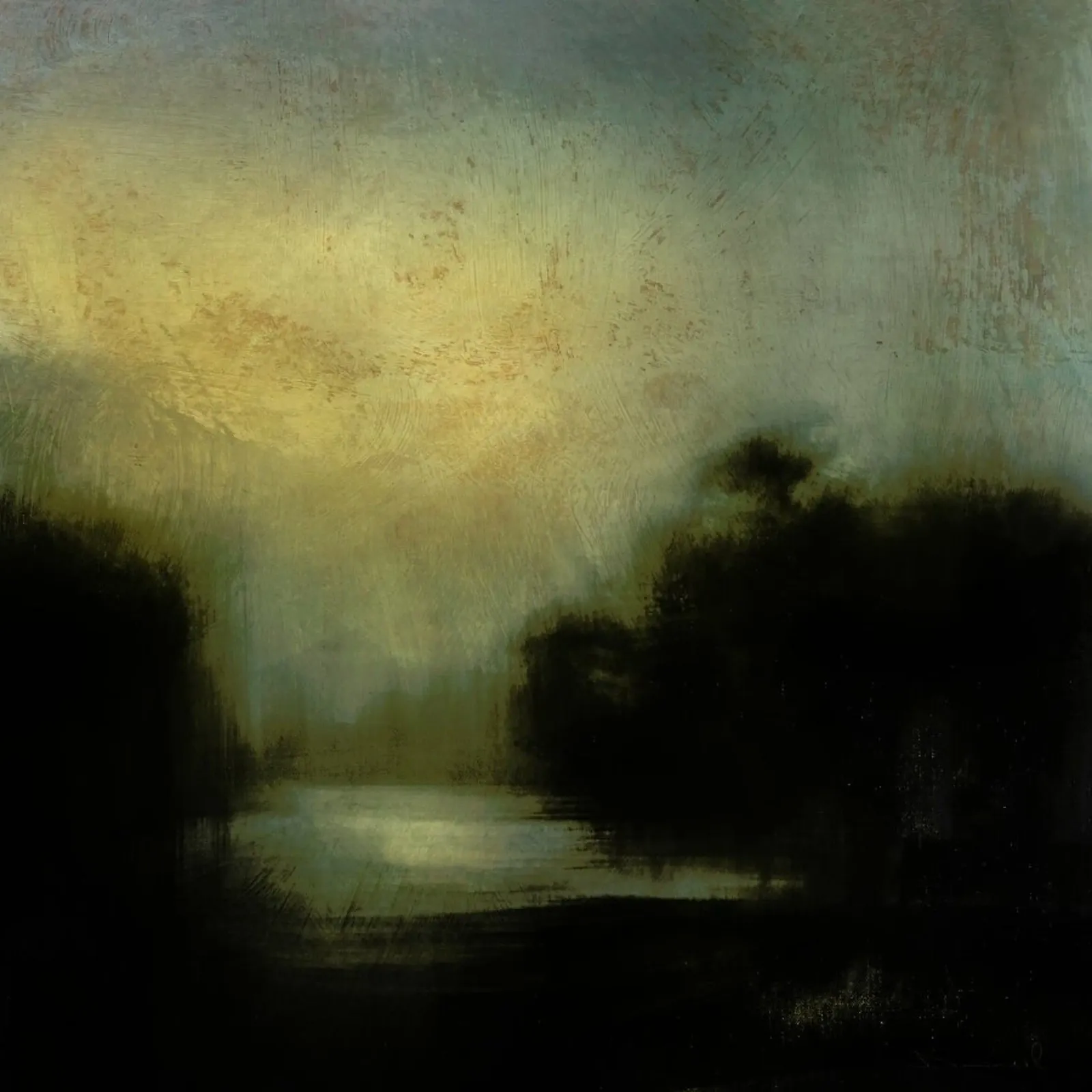 Dawn Lake carta hahnemühle da Dan Hobday