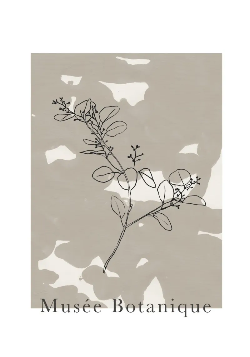 Abstract Botanic No 16 plexiglass da treechild