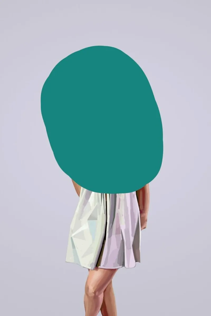 Turquoise Leinwand von Tapio Mömmö