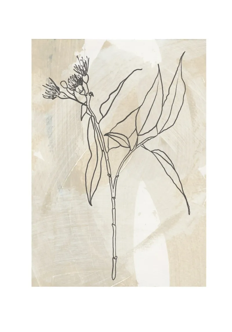 Abstract Botanics No 24 alluminio dibond da treechild