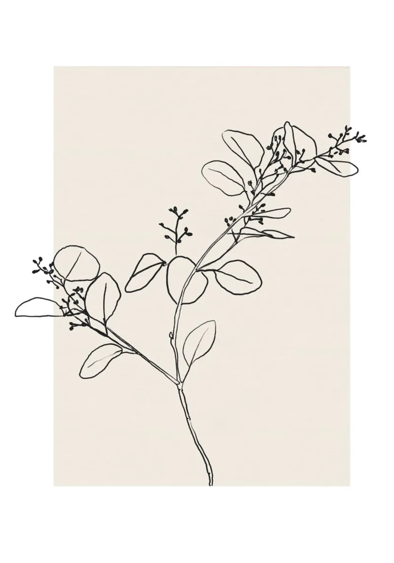 Abstract Botanics No 25 plexiglass da treechild