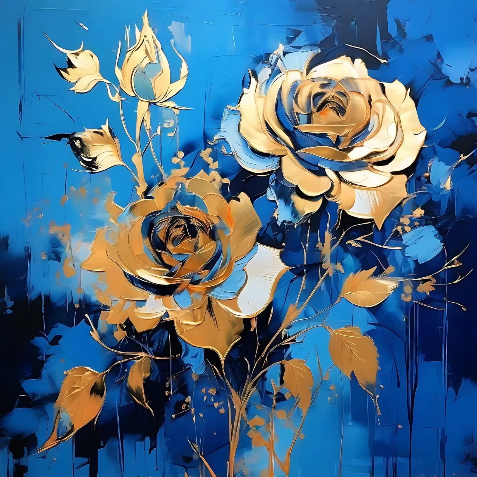 rose_oro_blu_1 pellicola backlit da Farb- und Blütenzauber by LK